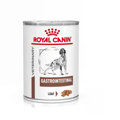 Royal Canin Veterinary Gastrointestinal Dog Mousse – Hrană Umedă Dietetică pentru Câini cu Probleme Digestive, 400 g